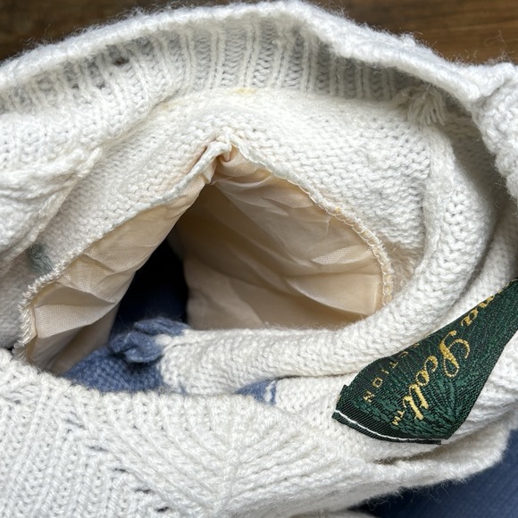 Vintage 90s Dana Scott Floral Cottagecore Sweater Small Grannycore Granny Chic - Picture 11 of 11